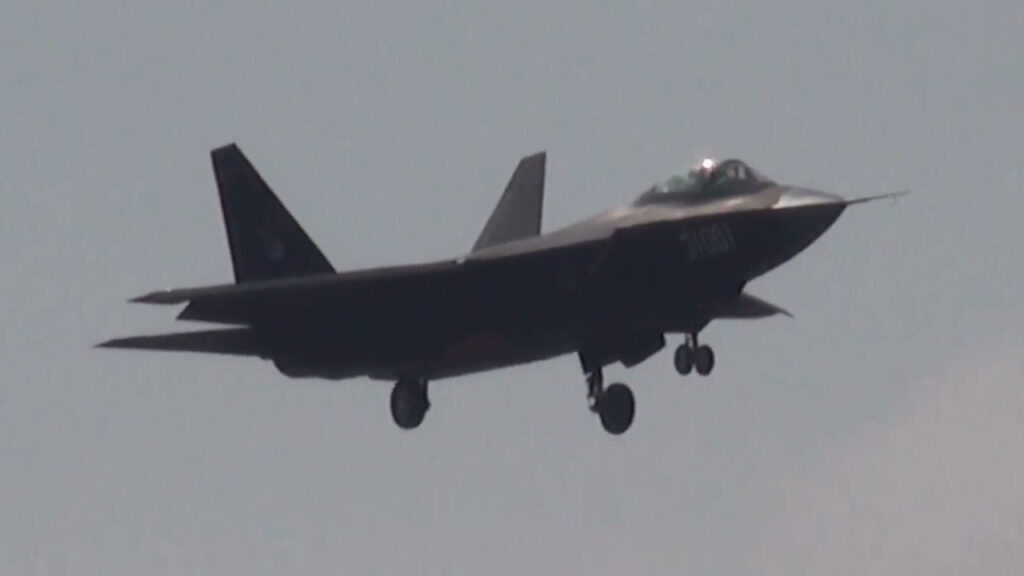 China J-31 on flight