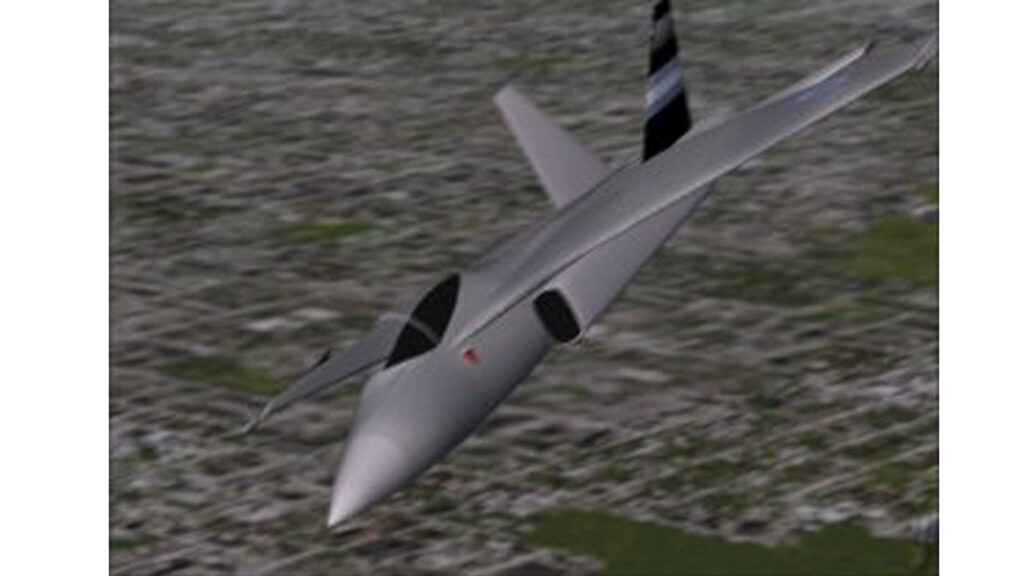 FMA SAIA 90 in flight