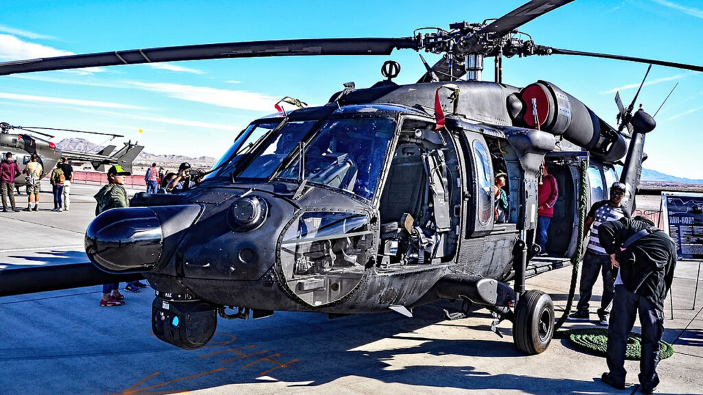 MH-60 Black Hawks front view
