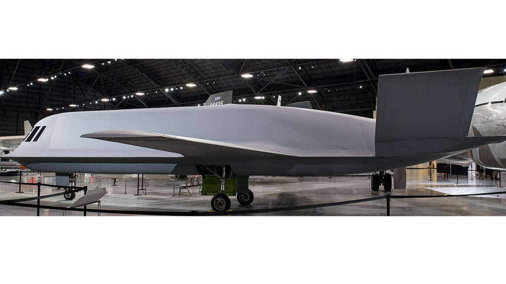 Tacit Blue aircraft side view