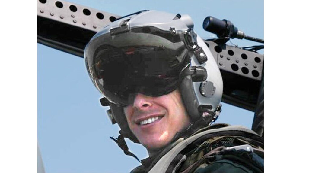 pilot wearing helmet-mounted displays