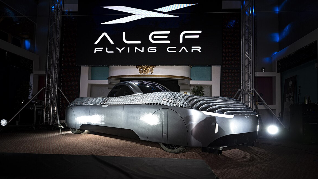 Alef Aeronautics Model A on display