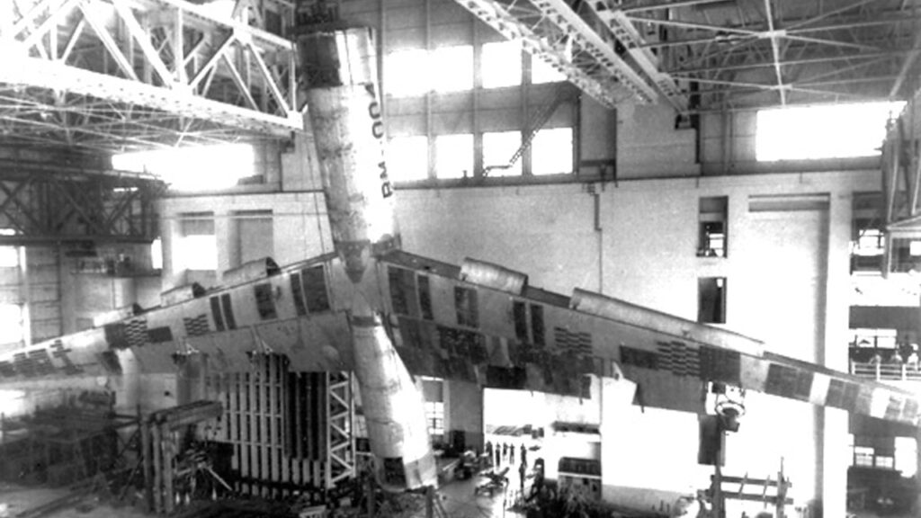 Convair B-36 in land