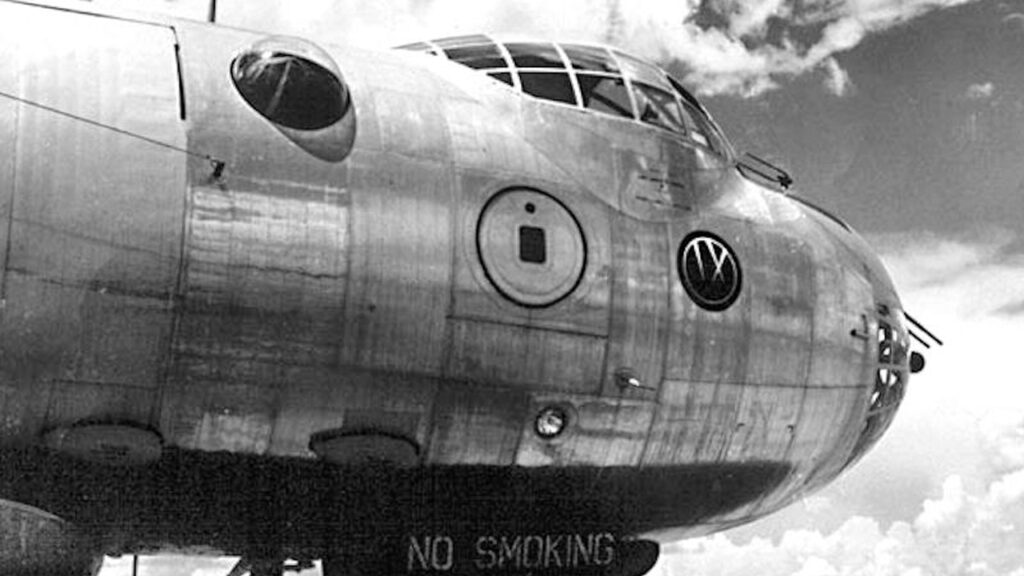 Convair B-36 side view