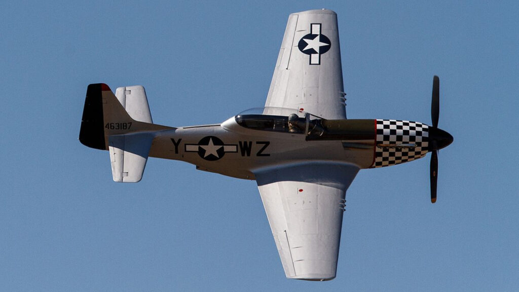P-51 Mustang in flight