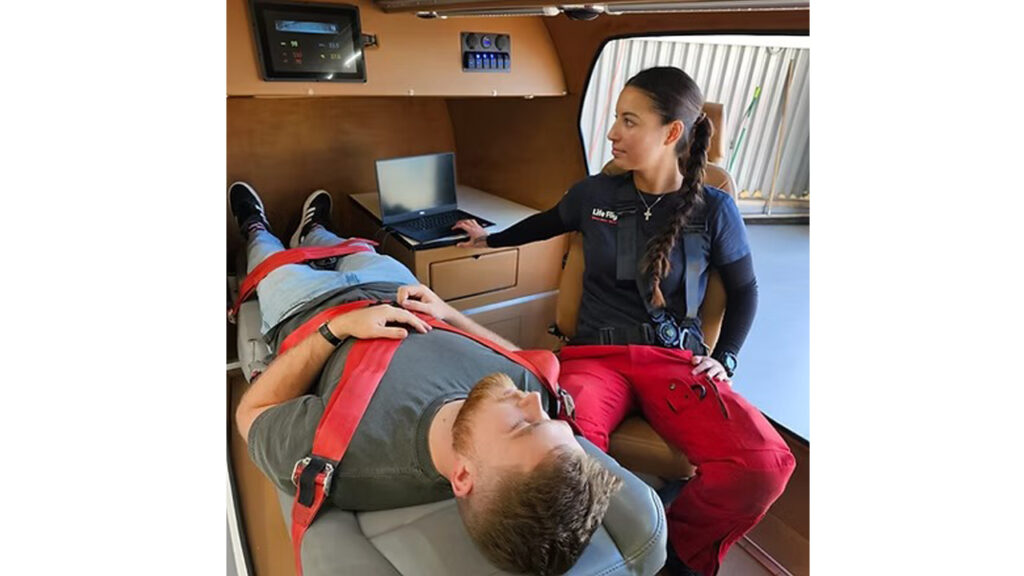 Vertiia use as ambulance