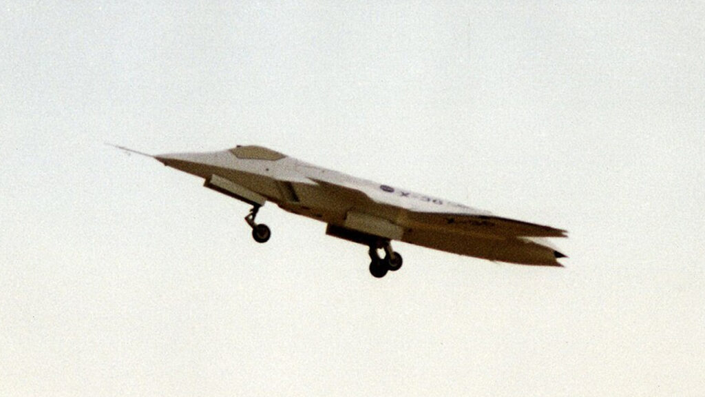 X-36 Jet first test flight