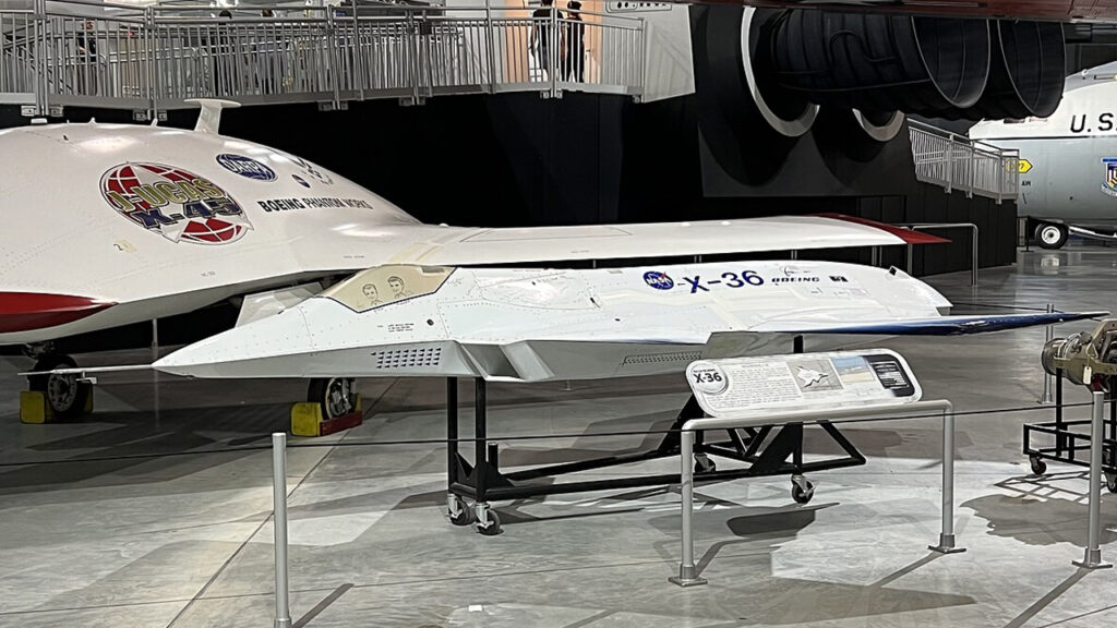 X-36 Jet in museum