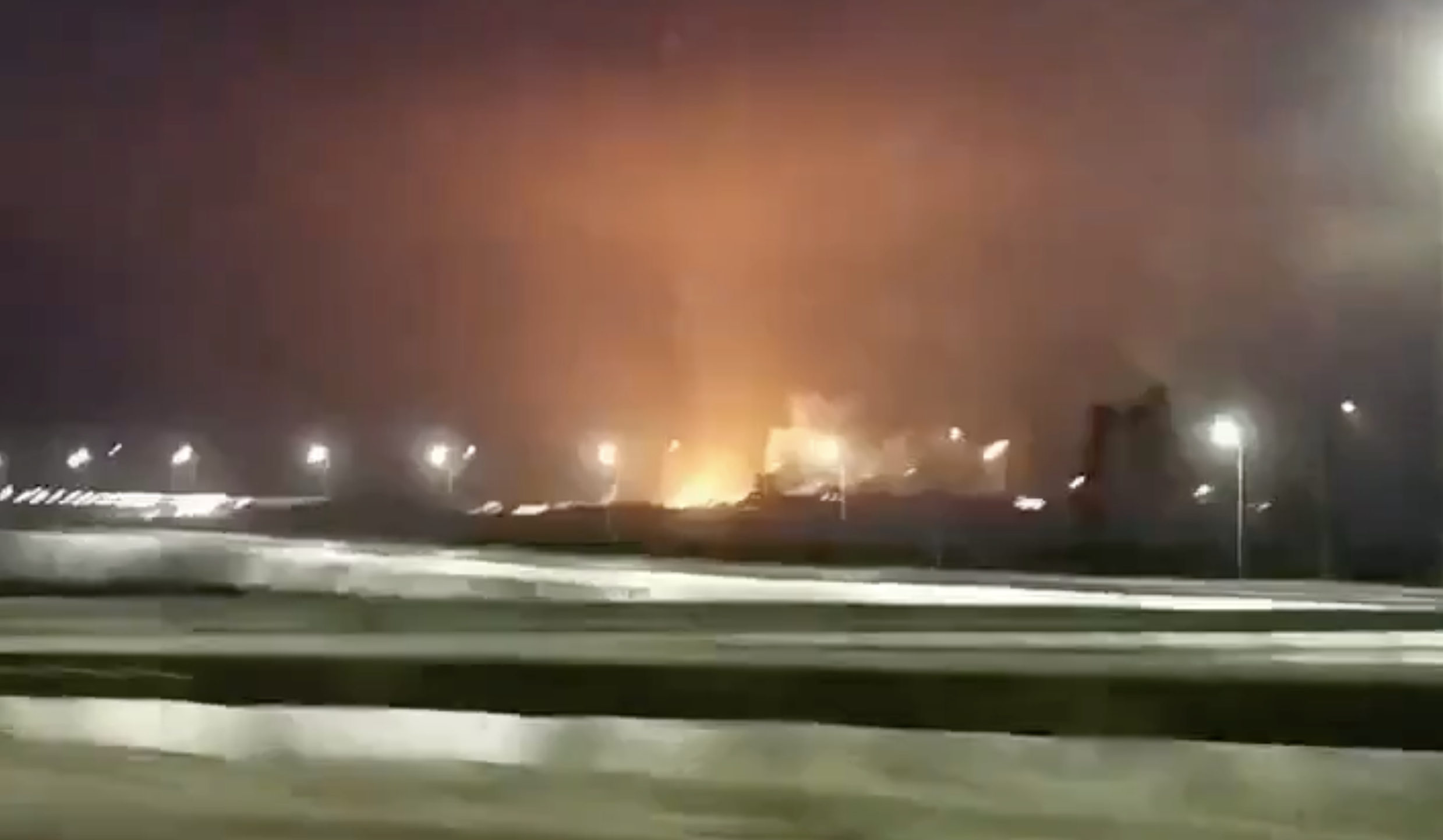 Fire erupts at major chemical plants as drones hit multiple Russian regions overnight