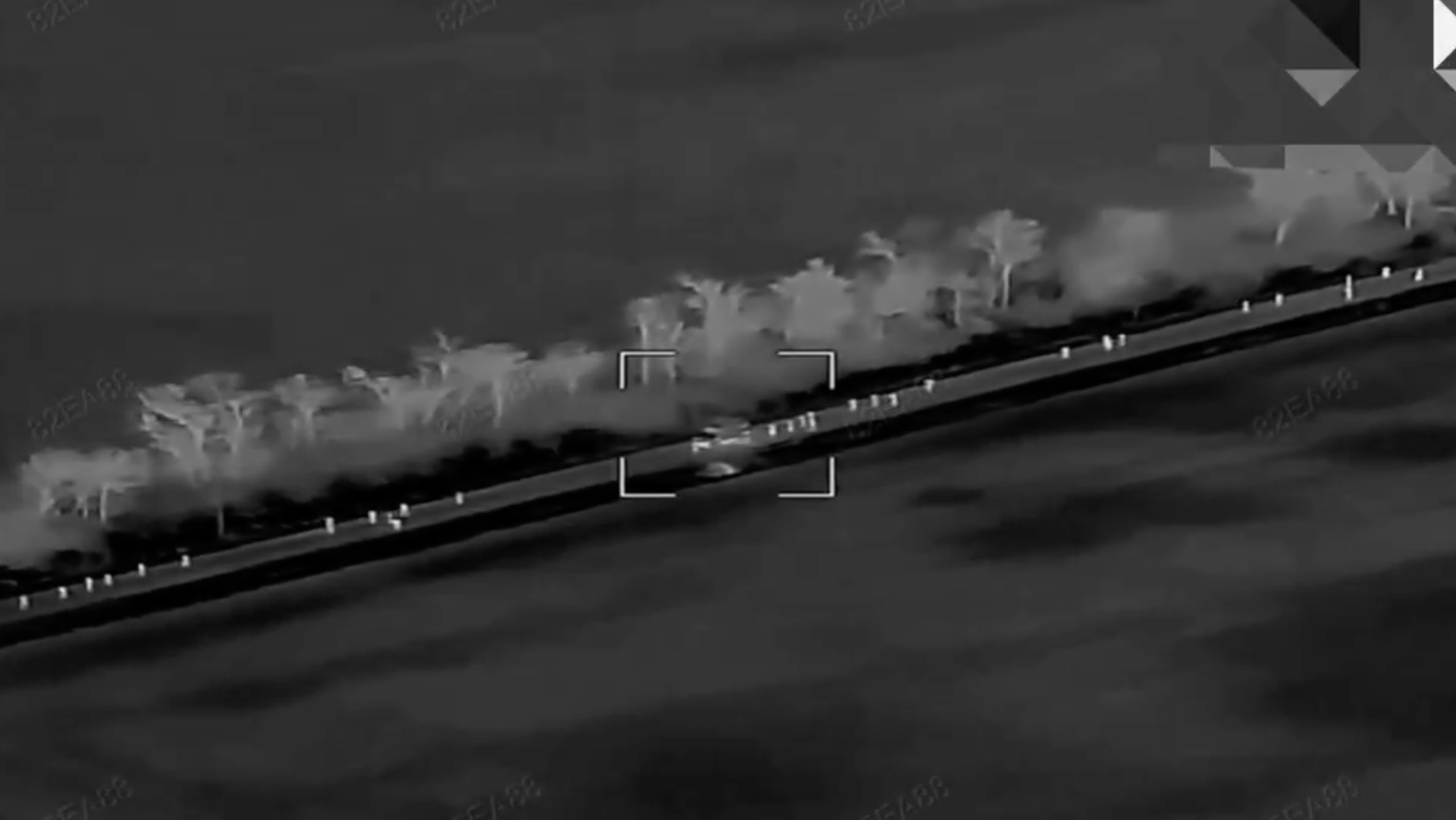 Footage of Ukrainian Drone Strike Wiping Out Russian Soldiers During Rotation