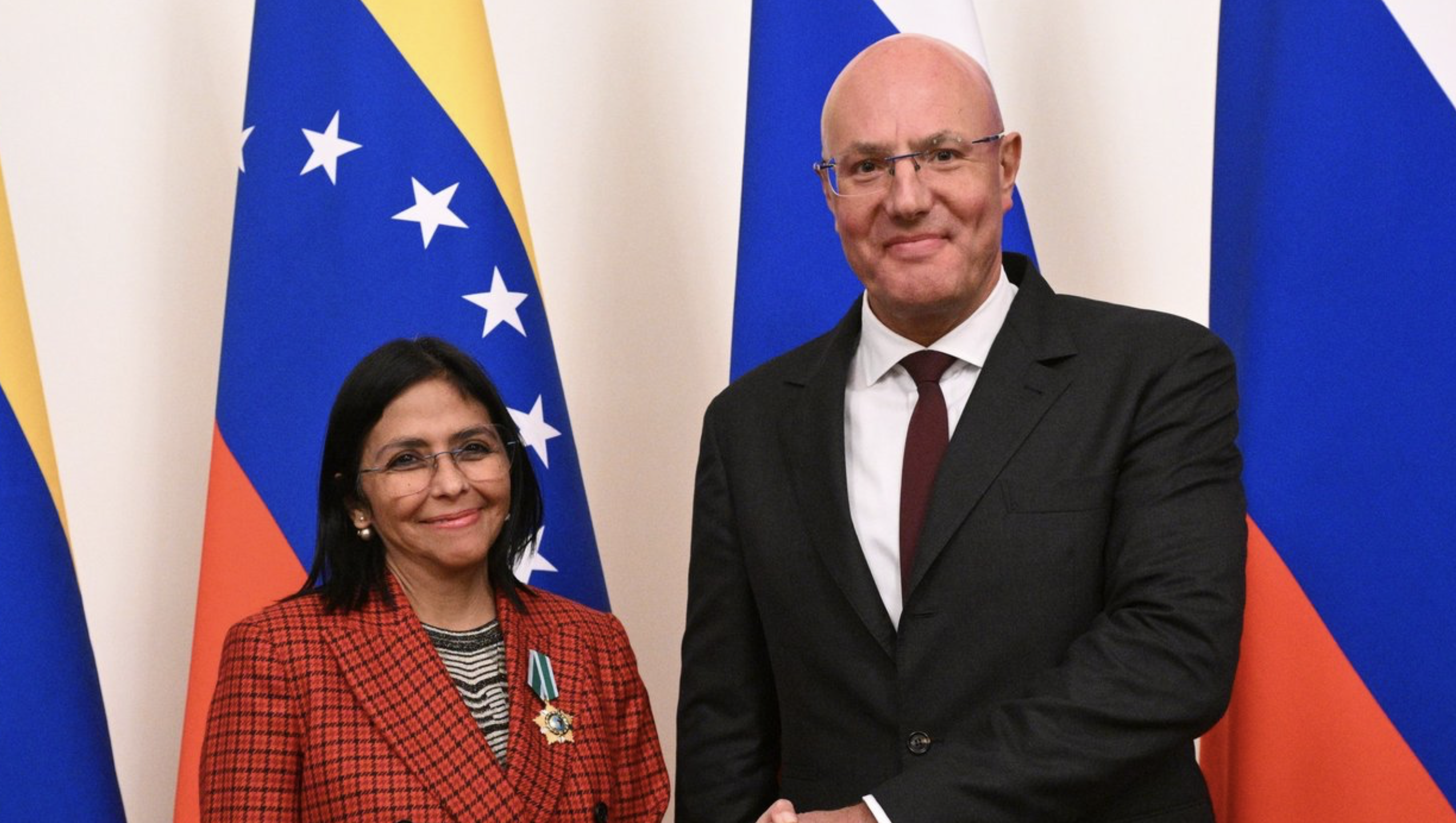 Venezuela Vice President Rodriguez in Russia, Four Sources Say