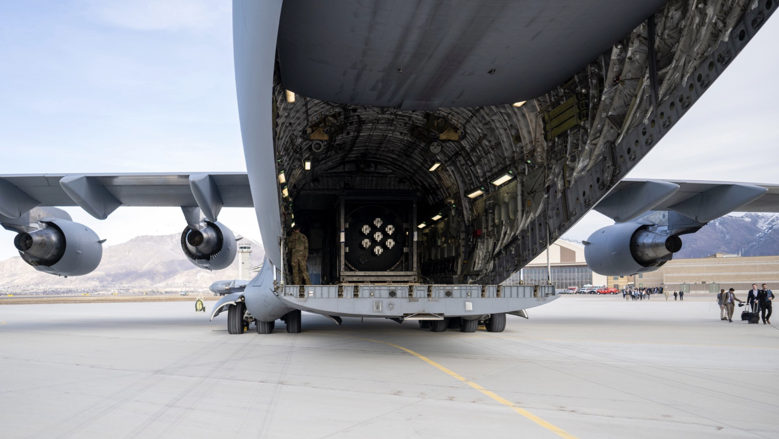 The U.S. for the First Time Transported a Small Nuclear Reactor on a Cargo Plane From California to Utah to Demonstrate the Potential to Quickly Deploy Nuclear Power for Military and Civilian Use