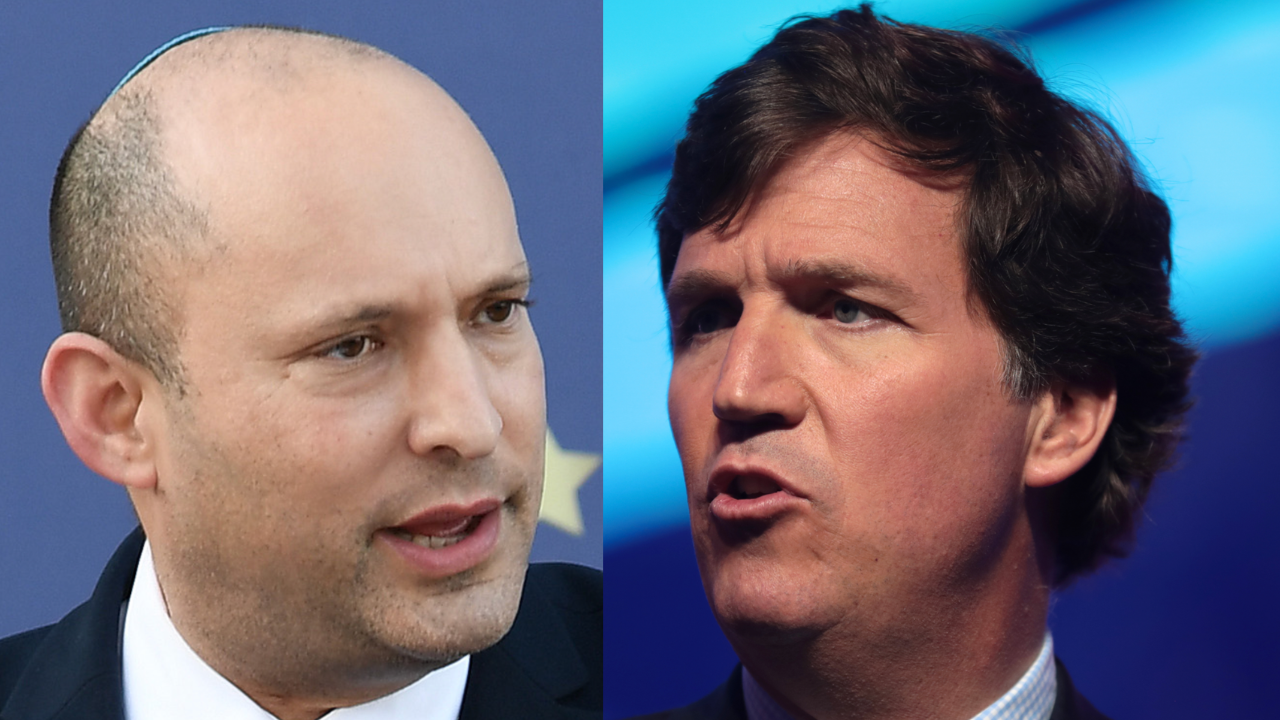 “Tucker Carlson Is a Chickens—,” Former Israel Prime Minister Calls Out Tucker Over Airport Claims — “The Guy Who’s Been Spouting Lies About Israel for the Past Two Years, Landed Today at Ben Gurion Airport, Took a Quick Picture in the Logistics Zone, Tweeted It to Pretend He’s Actually IN Israel (So He Can Later Claim That He’s a Serious Reporter Who Toured Israel), Didn’t Even Step Foot in Country, Then Made Up a Story That He’s Being Supposedly Harassed by Our Security (Didn’t Happen), Whined About It, Got Back Into the Private Jet and Flew Off. Next Time He Talks About Israel as If He’s Some Expert, Just Remember This Guy Is a Phony!”