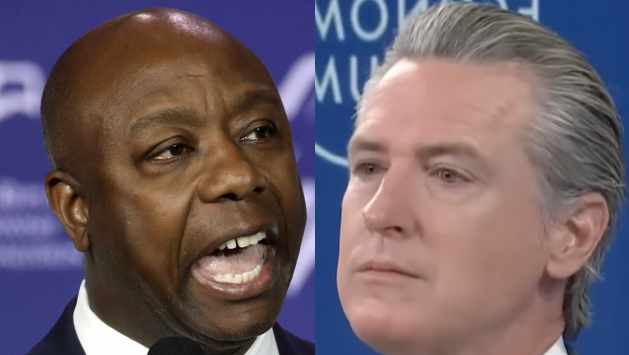 Senator Scott Snaps At Governor Newsom — “Black Americans Aren’t Your Low Bar. We’ve Built Empires, Created Movements, Outworked, Outhustled And Outsmarted People Like You”